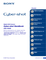 Sony Cyber-shot DSC-W200 Owner's manual