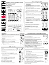 ALLEN & HEATH ZED-6 FX User manual