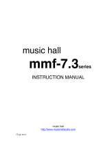 Music Hall Audio 7.3 User guide