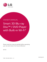 LG LG BP540 User manual