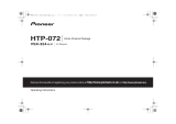 Pioneer HTP-072 User manual