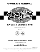 Char-Griller 3070 Owner's manual