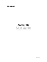 TP-LINK Archer D2 Owner's manual