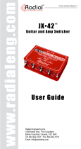 Radial Engineering JX-42 User manual