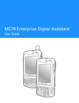 Motorola MC70 - Enterprise Digital Assistant User manual