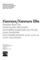 Kenmore Elite 66512803K312 Installation guide