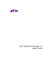 Avid Application Manager 2.3 User guide