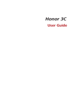 Huawei Honor 3C Owner's manual