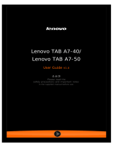 Lenovo Tab A7-40 User manual