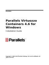 Parallels Virtuozzo Containers 4.6 Windows Installation guide