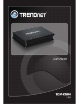 Trendnet TDM-C504 User guide