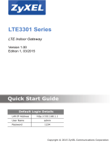 ZyXEL Communications LTE3301 Series Quick start guide