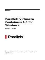 Parallels Virtuozzo Containers 4.6 Windows User guide