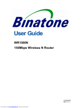 Binatone WR1500N User manual