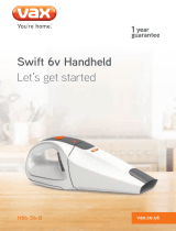 Vax Swift 9.6v Handheld Owner's manual