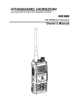 Standard Horizon HX380 USA EM039N212 Owner's manual