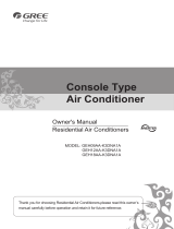 GREE Console GEH18TC Owner's manual