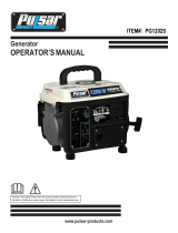 Pulsar PG1202S Generator User manual