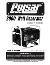 Pulsar PG2000 Owner's manual