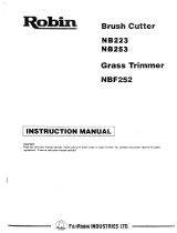 Robin NB223, NB253, NBF252 Owner's manual