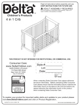 Delta Children Brookside 4-in-1 Convertible Crib Assembly Instructions