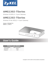ZyXEL AMG1302 User manual
