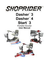 Shoprider Dasher 4 User manual