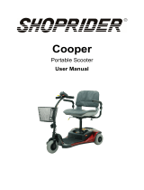 Shoprider GK83 Cooper User manual