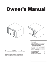 ACP Microwave Oven User manual