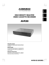 ADEMCO AVR30 User manual