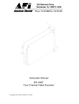 AFi RR-440C-E Owner's manual