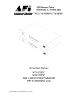 AFi MTX-MRX-8285C-SL Owner's manual