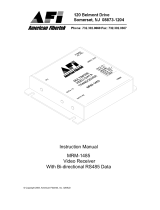 AFi MRM-1485 Owner's manual