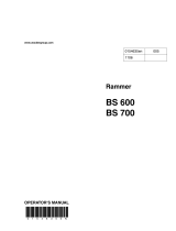 Wacker Neuson BS700 User manual