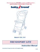 Baby Trend 1510 Owner's manual