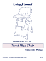 BABYTREND Trend High Chair Owner's manual