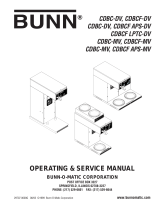 Bunn-O-Matic CDBC-MV User manual