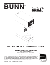 Bunn-O-Matic Single Operating instructions