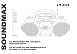 SoundMax SM-2408 Owner's manual