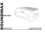 SoundMax SM-2503 Owner's manual