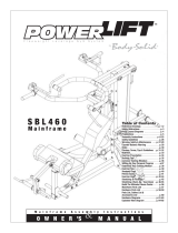 Body-Solid SBL460P4 Assembly Manual
