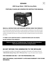 Sportsman GEN4000DF User guide