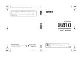 Nikon D810 User manual