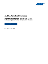 ARRI Alexa Software Update 10.0 User manual