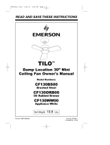 Emerson CF130ORB User manual