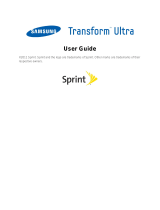 Samsung Transform Ultra Sprint User guide