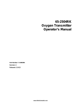 RKI Instruments 65-2504RK Owner's manual