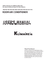 Klimaire KWIL18-H2 User manual