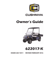 Cushman Hauler 800 Electric Owner's manual