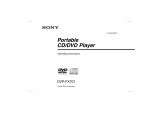 Sony DVP-FX701 7-Inch LCD Portable DVD Player User manual
